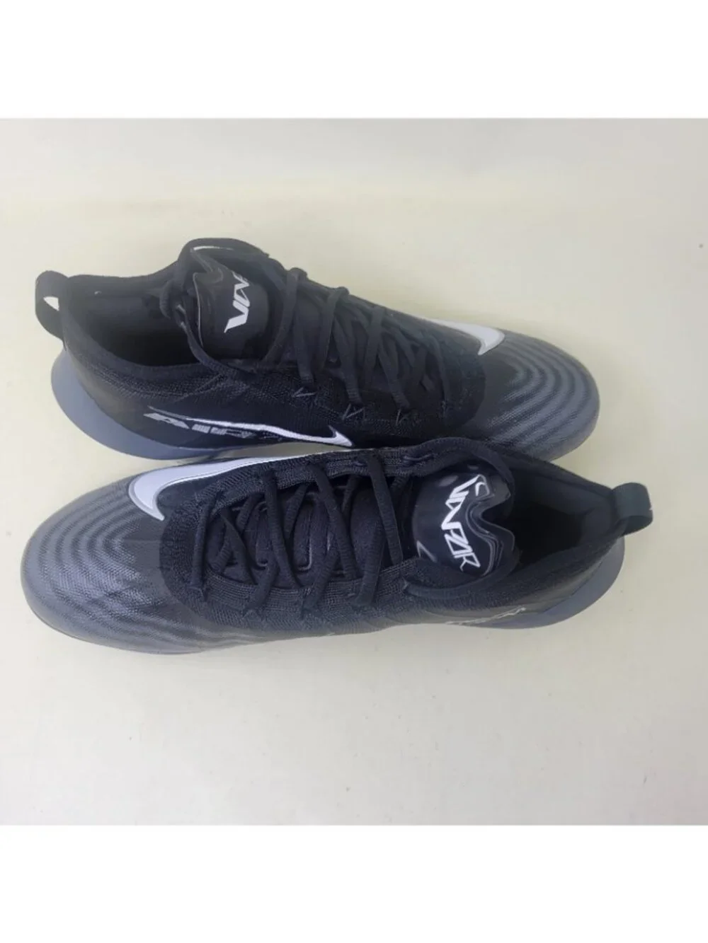 Nike Zoom Vapor Elite W Triple Black Men's Cleats Men's Size 12 Wide HV2724-001